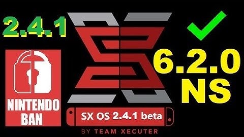 SX OS 2.4.1 Compatível versão Nintendo 6.2.0 Correção do Instalador Nativo da Team Xecuter