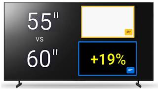 55" vs 60" TV Size Comparison — The Difference Might Surprise You
