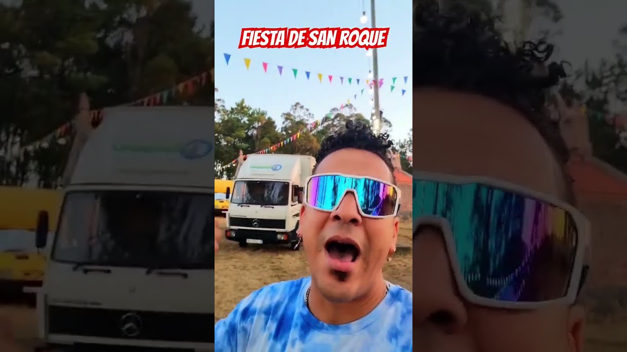 FIESTA DE SAN ROQUE!! GALICIA, ESPAÑA 🇪🇸 #viral #shorts#fiesta#sanroque #galicia #españa#cubanos