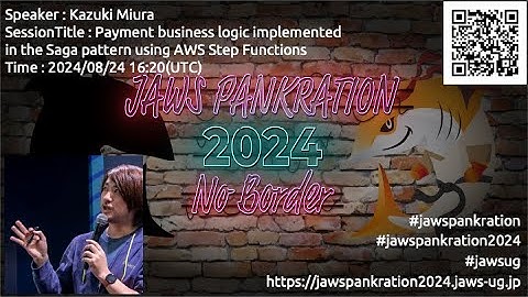 JAWS PANKRATION 2024 TT-42 Payment business logic implemented in the Saga pattern using AWS Step...