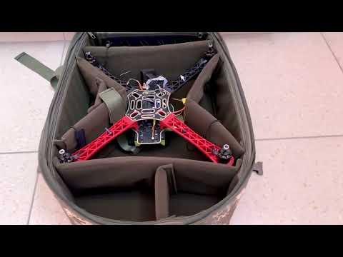 Рюкзак для FPV дрону 61×40×17см. Сумка для квадракоптера. Піксель, видео 1