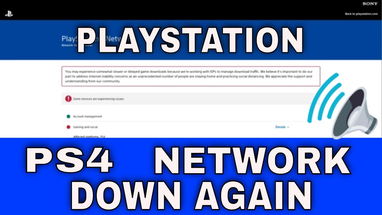 PS4 Network Problems (No Party Chat) YouTube