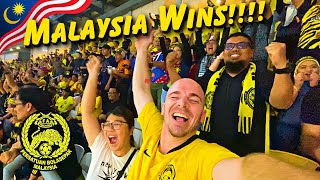 HARIMAU MALAYA VICTORY! Incredible fan support @ Merdeka Cup (Malaysia vs India football) 🇲🇾