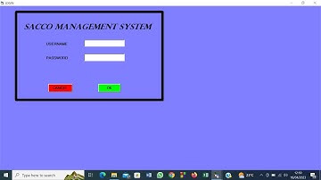 Sacco Management System project || VB6.0 & MS Access.