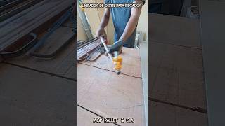 Limitador  para riscador caseiro de corte infinito caseiro. #pedreiro #diy #reforma  #ferramentas