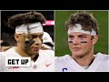 Reaction to Justin Fields dropping below BYU QB Zach Wilson in Todd McShay's draft rankings | Get Up