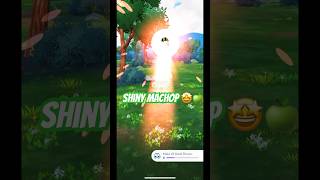 Shiny Machop from community rewards ✨🍏 #pokemongo #pokemon #pokémon #shinypokemon