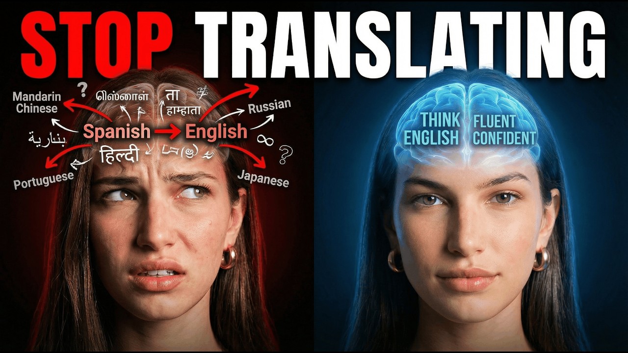 Перепрограммируйте свой мозг, чтобы он думал на английском языке (прекратите переводить в уме).