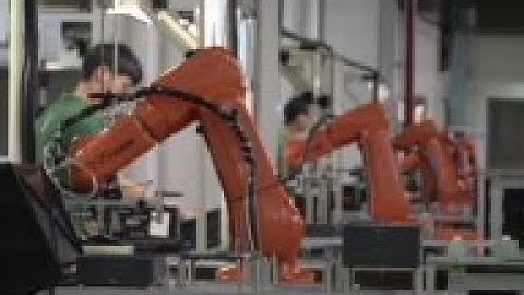 Chinese factory workers being replaced by robots