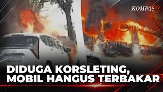 Suspected Engine Short Circuit, Minibus Catches Fire While Parked in Pondok Gede | SAPA MALAM