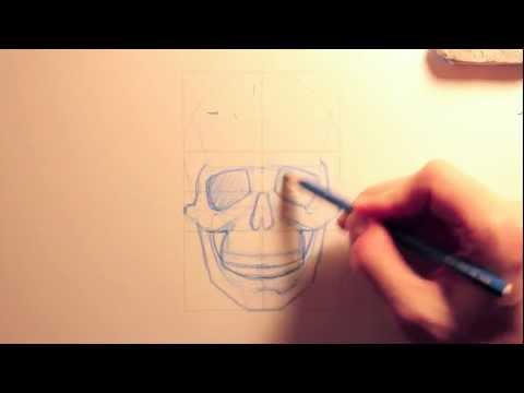 Video: Come Disegnare Un Teschio