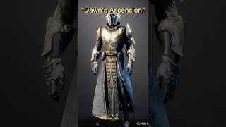 Dawn's Ascension, Destiny 2 warlock fashion