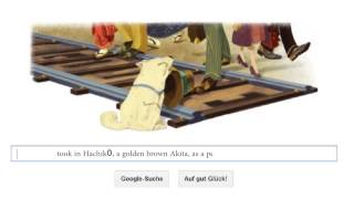 Google Celebrates The 90Th Birthday Of Hachiko - 忠犬ハチ公 With A Doodle