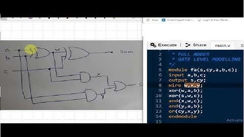 come write and simulate code with me in gate level modelling #verilogcoding #vlsi #programming