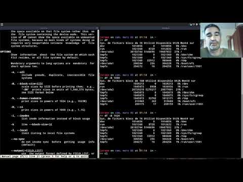 Vidéo: Que fait la commande df ?
