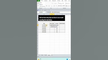 Excel New Trick | how to use EOMONTH Formula |  Text formula | #short #youtubeshorts #excelformula
