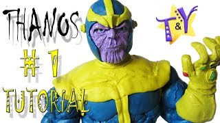 Как слепить Таноса из пластилина Туториал 1 Thanos fom clay Tutorial 1