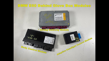 BMW E60 5-Series: Locate Airbag Gateway, Adaptive Headlight & Body Control Modules
