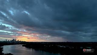 Rolling clouds at sunset over the Perth city skyline 30/03/2026   Song - Whispers of the Evening Sky