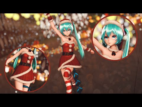 MMD 4K Aikatsu We Wish You A Merry Christmas Tda Santa S Little Helper Miku 