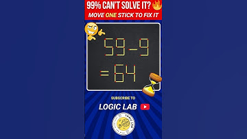 Move 1 Matchstick to Fix This! 🔥 Can You Solve It? #shorts