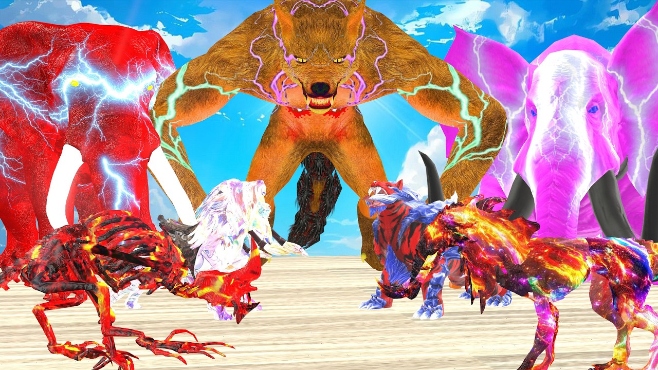 Incredible Animals Race vs Dinosaurs vs Prehistoric Mammals Speed Race Run: Who Will Win?ARBS #2026