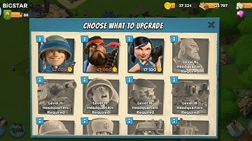 How to upgrade troops in Boom Beach