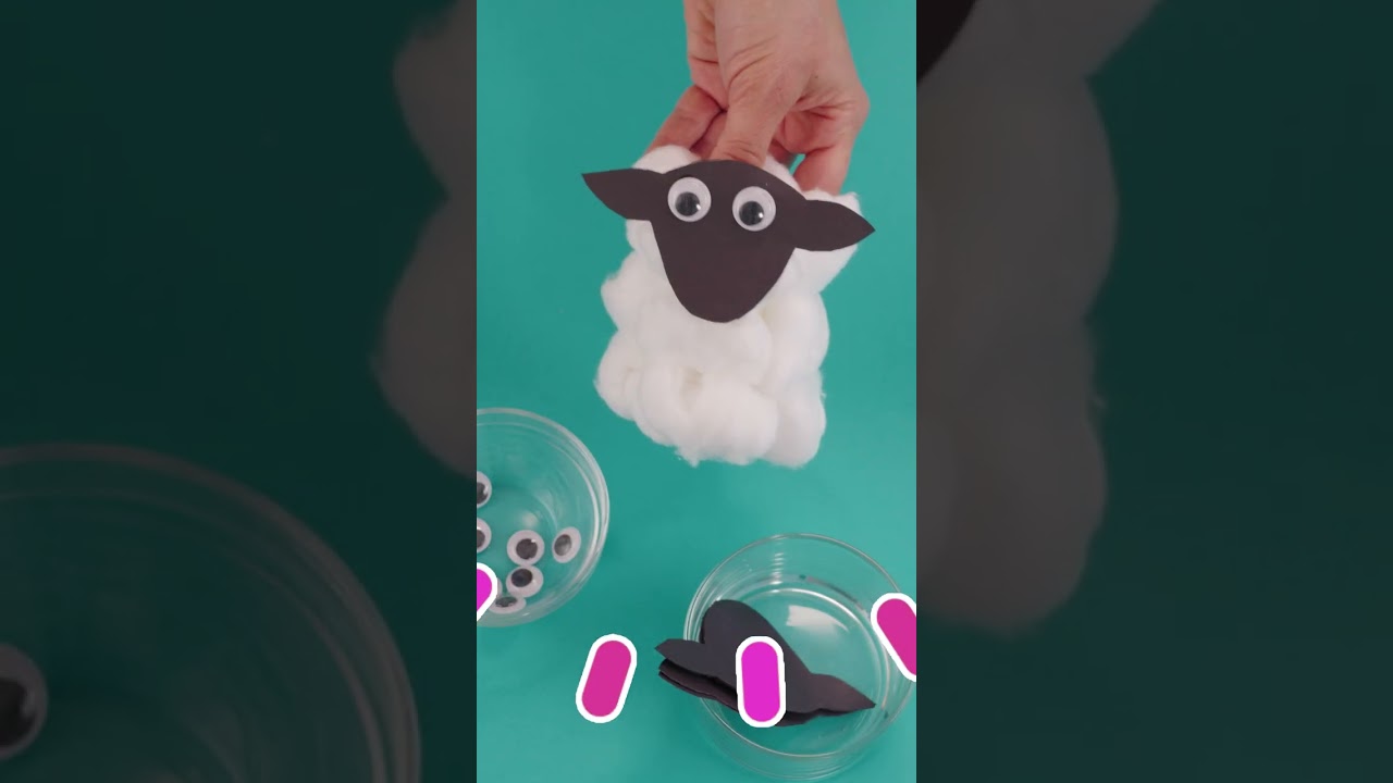 Old MacDonald Craft! 🐑✂️ Making a Cotton Wool Sheep! | 🍉 CoComelon - JJ's Baby Songs 🎶