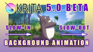 Krita 5.0 Beta Tutorial  Ease In & Ease Out Background