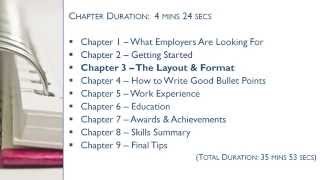 5 Minute Resume Writing Tips - Chapter 3: Layout and Format