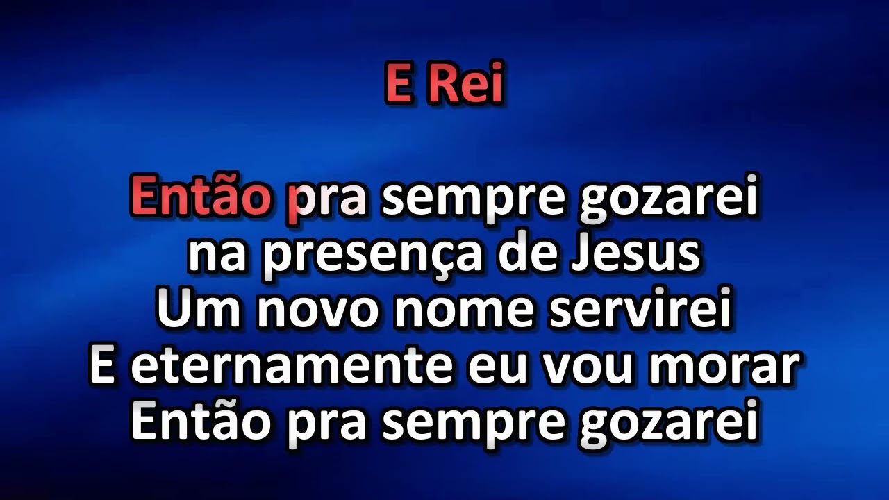 Novo Céu, Nova Terra - Playback - Legendado