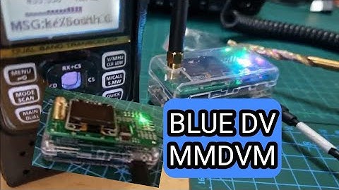 MMDVM HOTSPOT AND ACRYLIC CASE - BLUE DV