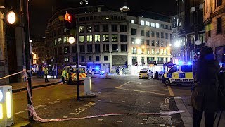 Eyewitness describes stabbing scene of London terror attack