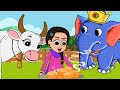 Hathi Raja Kahan Chale + Gaiya Meri Gaiya Song - FunForKidsTV - Hindi Rhymes