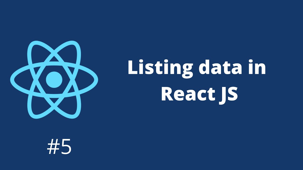 Listing data in React JS | #5 - YouTube
