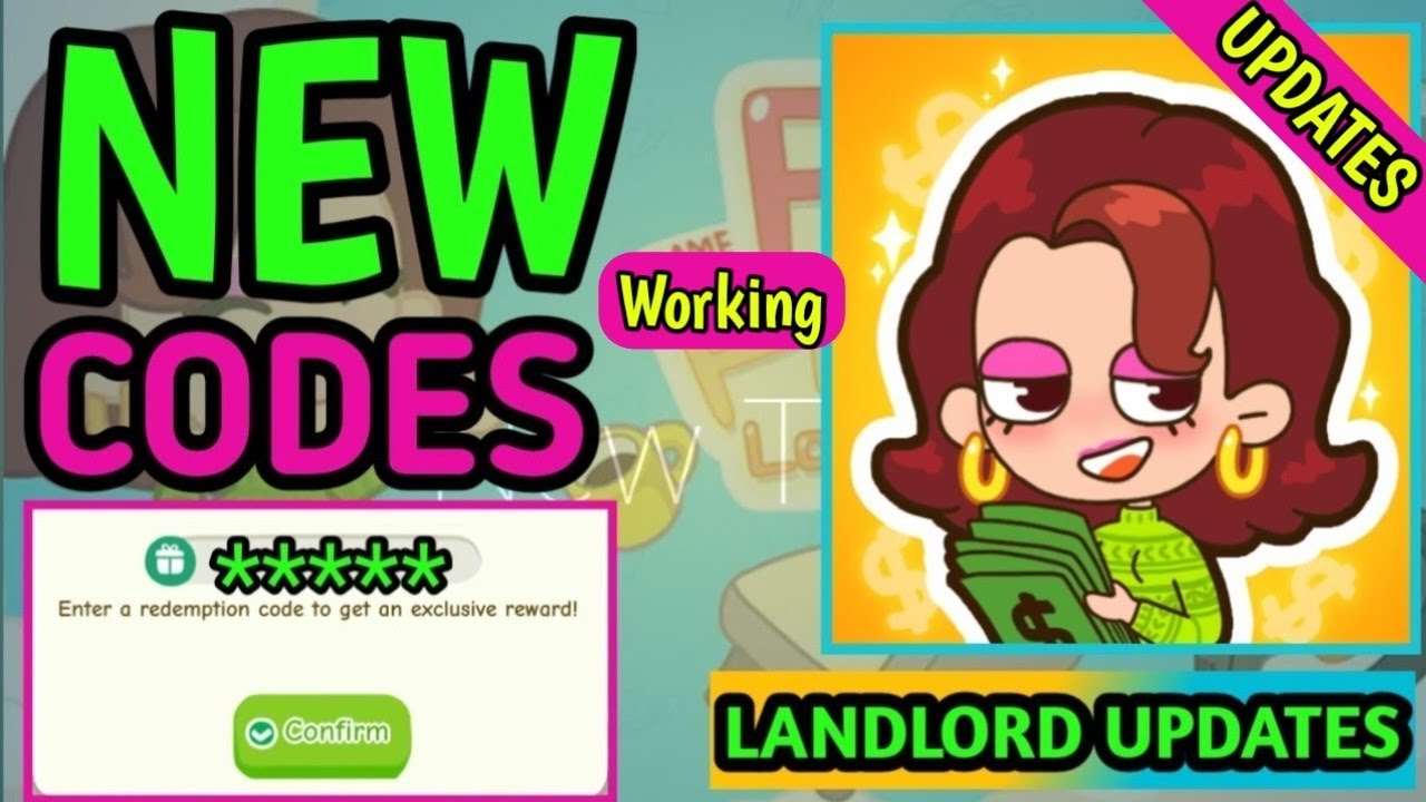 NEW RENT LANDLORD CODES! RENT PLEASE LANDLORD SIM REDEEM CODES 2023