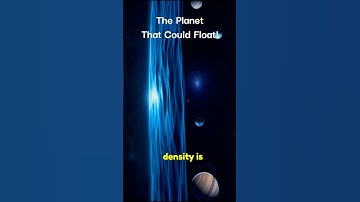 The Planet That Could Float! #space #universe#shorts