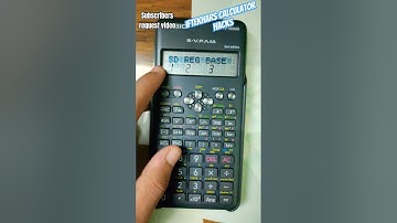 casio fx 100ms calculator.How to convert "sd"mode. #shorts #calculator