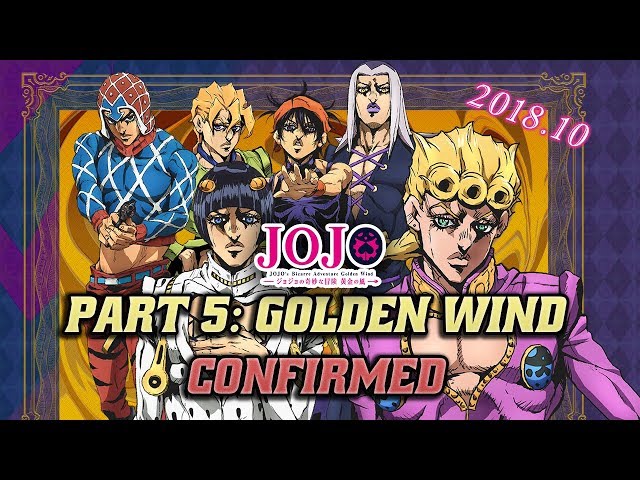 Jojo'S Bizarre Adventure Part 5 Anime - Colaboratory