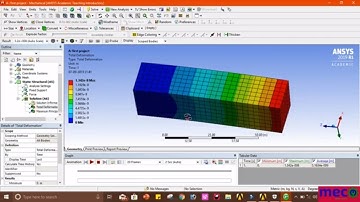 Cantilever Beams Full Analysis in Ansys Workbench Software(Part1)