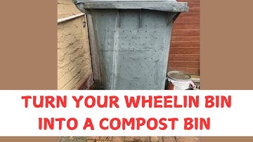 Turn your Wheelie Bin into a Compost Bin DIY - Part 1 - Jan 2021