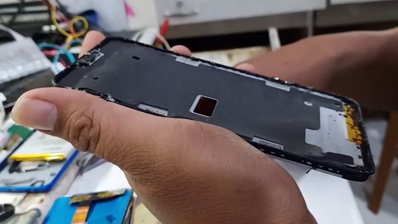 cara ganti lcd realmi c1 - YouTube