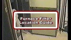 Furnace Filter Location Guide 
