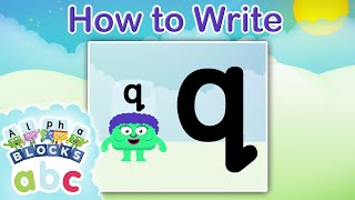 @officialalphablocks - Learn How to Write the Letter Q | Curly Line | How to Write App screenshot 3