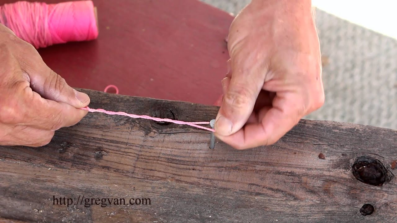 How To Use String To Create Straight Lines – Building and