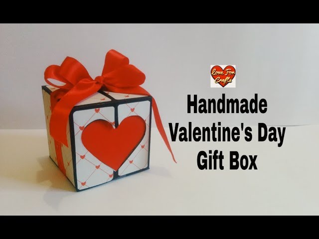 Unique Valentine's Gift Wrap, Handmade