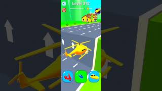 Shape Shifting Game |  New Hyper Casual Game I level -311 | #shapeshifting #shorts #gaming #car