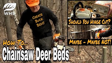 How To Cut & Create Deer Beds