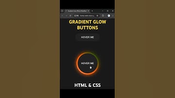 Create a CSS Gradient Glow Button with Just HTML & CSS!