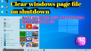 Clear Windows Page File on Shutting Down 2019